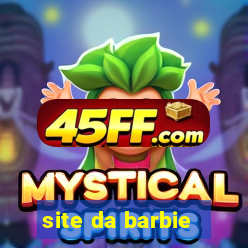 site da barbie - jogos